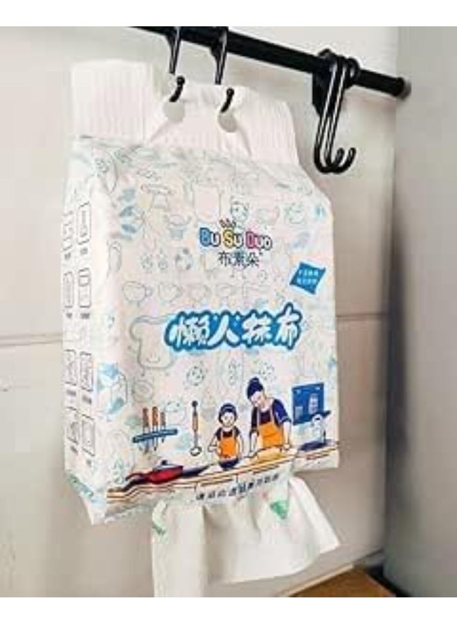 Multi‑purpose kitchen pull‑out wipes, highly absorbent for removing grease and cleaning various surfaces with ease; economical pack of 500 practical wipes for everyday kitchen use to maintain cleanliness and shine (Elc). - Image 2